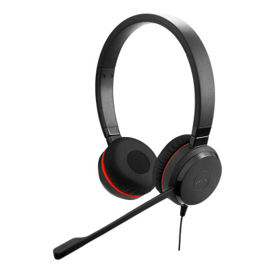 JABRA Micro casque Evolve 20 MS Duo USB A - Cuir