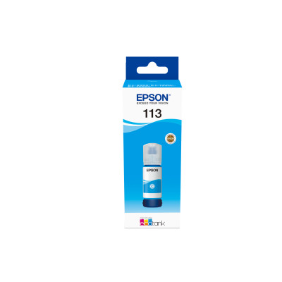 EPSON Bouteille d'encre 113 Cyan C13T06B240 Durabrite Eco Tank