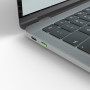 LINDY Bloqueur de port USB C, 4 pièces + clé, Vert
