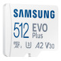Samsung MicroSD 512GB EVO PLUS+ SD Adapter