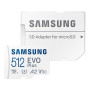 Samsung MicroSD 512GB EVO PLUS+ SD Adapter