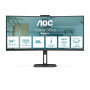 Moniteur 34 AOC V5 CU34V5C BK LED display 86,4 cm (34) 3440 x 1440 pixels Wide Q