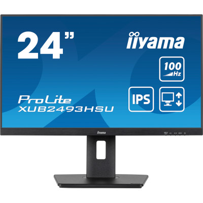 Moniteur 24 (23.8) iiyama ProLite 1920 x 1080 pixels Full HD LED Noir XUB2493HSU