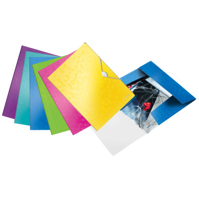 Chemises Color Clip WOW A4 PP assortis