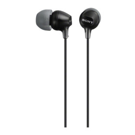 Ecouteurs SONY MDR-EX15APB Stereo et bouton noir