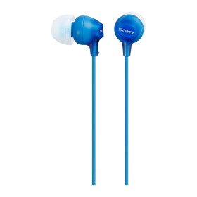 Ecouteurs SONY MDR-EX15APLI filaires avec microphone - bleu