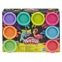 Play-Doh 8 Pots Pâte à Modeler Fluo, 8 x 56 g, activités Créative dès 2 ans