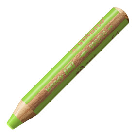 Stabilo crayon multi-talents woody 3 en 1, rond, vert clair 880 570