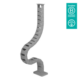DATAFLEX 34452 GUIDE-CABLES A ANNEAUX ARGENT 82 cm