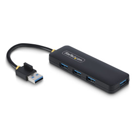StarTech.com Hub USB-A 4 Ports, 5Gbps, Alimenté par Bus, Splitter USB 3.0 Multip