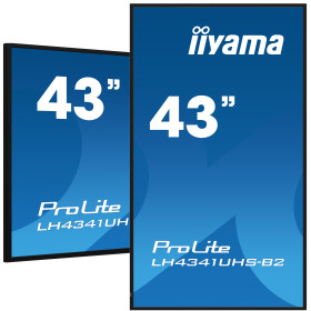 Moniteur iiyama ProLite 43" (42.5" visualisable) écran LCD par LED 4K pour signa