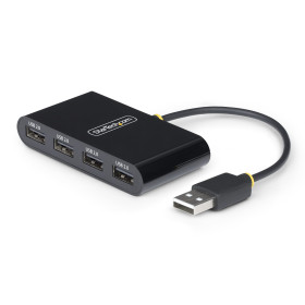 StarTech.com Hub USB 2.0 à Ports, Alimentation par Bus USB, Hub USB de Voyage, R