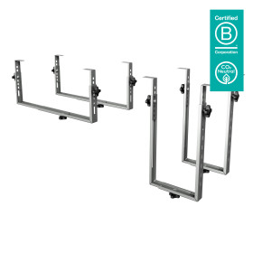 DATAFLEX Support UC Horizontal Vertical réglable - Alu 32182