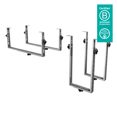 DATAFLEX Support UC Horizontal Vertical réglable - Alu 32182