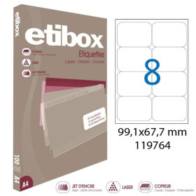 Boite 800 Etiquettes ETIBOX 99.1X67.7