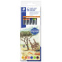 STAEDLER Etui de 6 Feutres double pointe "Afrique"
