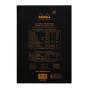 Bloc agrafé rhodia black n°18 21x29,7cm 80f q.5x5 80g