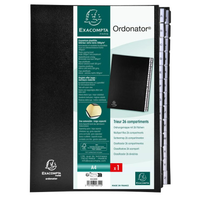 Trieur a cavalier 26 comp. alpha noir