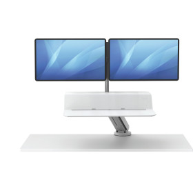 Station assis-debout lotus rt double - blanc