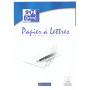 Bloc de correspondance oxford endosse 148x210 100p optik p.ligne 8mm tete+pied