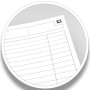 Notebook oxford international integrale et 4trous 230x297 160p optik p. ligne 6m