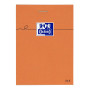 Bloc orange oxford agrafe 85x120 160p optik p. q5/5