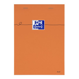 Bloc orange oxford agrafe 148x210 160p optik p. q5+tag