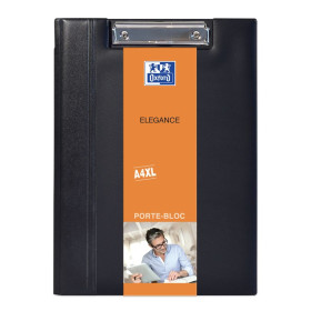 Porte bloc elegance a4 double face cl pvc op noir