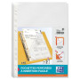 Pochette perf sach10 a4 ouverture laterale pp70 lisse incolore