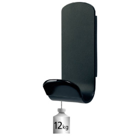 Patere magnetique steely noir
