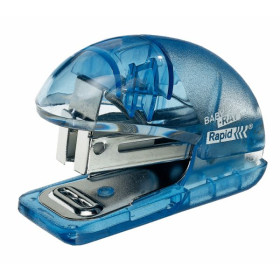 Mini-agrafeuse de bureau f5 rapid, bleu transparent