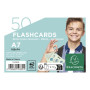 50 flashcards bristol a7 lignées 5 ass.