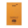 Bloc agrafé rhodia orange message n°140 11x17cm 80f 80g