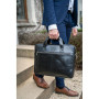 Sacoche ordinateur exactive cuir noir