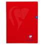 Mimesys cahier piqué polypro 24x32cm 96p séyès coloris assortis