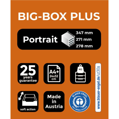 Big-box plus glossy noir/noir glossy