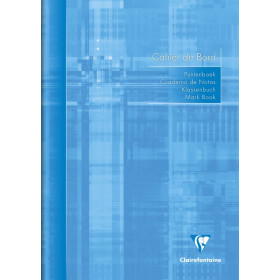 Cahier de bord piqué int'l 21x29,7cm 72p