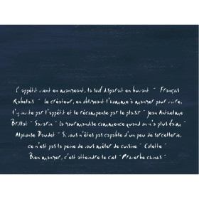 400 sets de table papier 30x40 ardoise