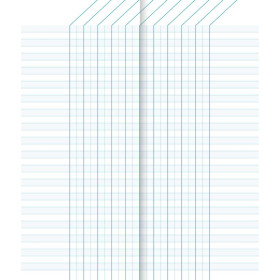 Carnet de bord piqué 8,5x20cm 32p