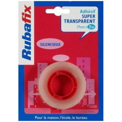Ruban adhesif 19mm x 25m rubafix esselte