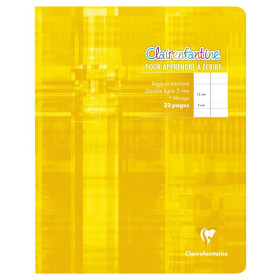 Cahier d'écriture piqué clairenfantine 17x22cm 32p dl 5 mm