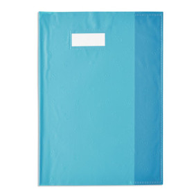 Protege-cah oxford styl'sms 24x32 pvc120 bleu turquoise