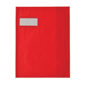 Protege-cah oxford styl'sms 17x22 pvc120 rouge