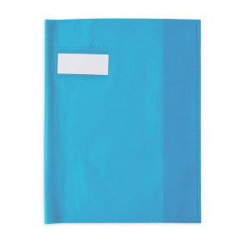 Protege-cah oxford styl'sms 17x22 pvc120 bleu turquoise
