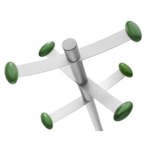 Portemanteau bouquet gris/vert