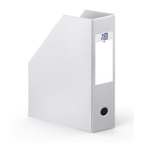 Porte-revue colorlife 32x24 dos 10 /boite de 10 pvc blanc