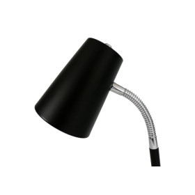 Lampe flexio 2 led noir prise europe