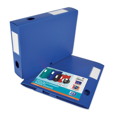 Boite oxford memphis 24x32 d60 pp bleu a plat