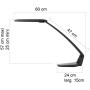 Lampe brio 2 led noir prise europe