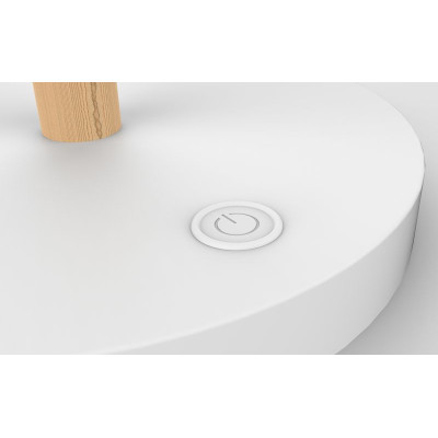 Lampe vicky led blanche prise europe